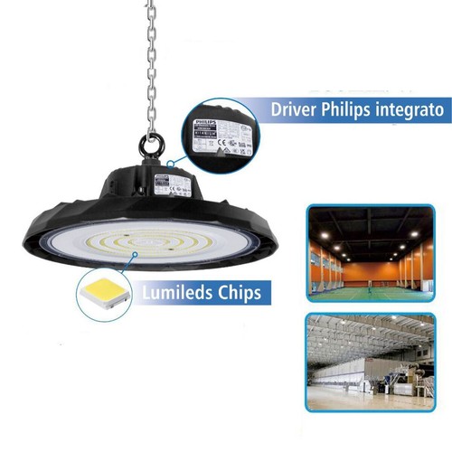 Faro industriale driver led - industriale,