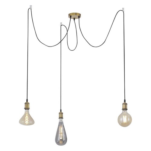 Luce sospensione ottone max - a,