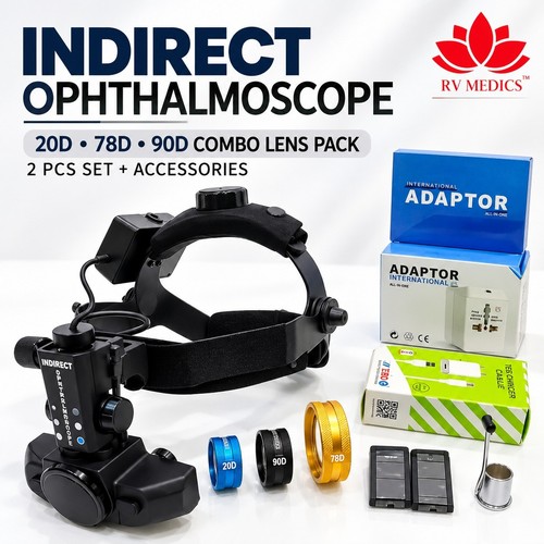 Oftalmoscopio indiretto con - indiretto,