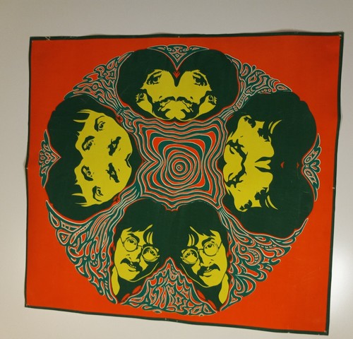 Raro poster vintage beatles - raro,